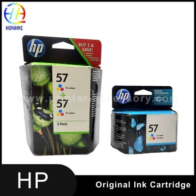 HP 57 C6657AA Kartrid Tinta Tiga Warna Asli untuk HP DeskJet F4100 450 9600 PhotoSmart 100 7000