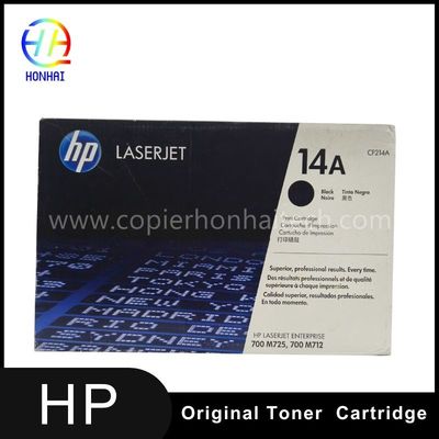 Kartrid Toner Asli untuk HP Laserjet Enterprise 700 M712 LaserJet M725 CF214A 14A Printer Kartrid Toner Hitam