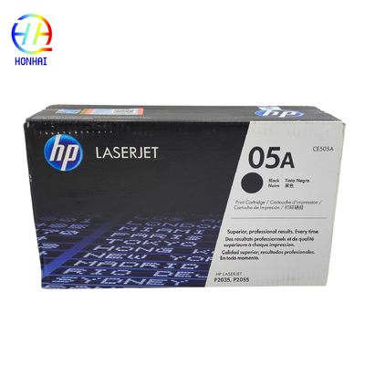 Original HP 05A CE505A Laser Toner Cartridge dengan 2300 Page Yield untuk LaserJet P2035 P2055 Series Printer