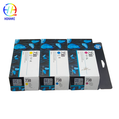 Kartrid Tinta HP 738 DesignJet Baru Asli 498N7A 498N6A 498N5A 498P2A T850 T950